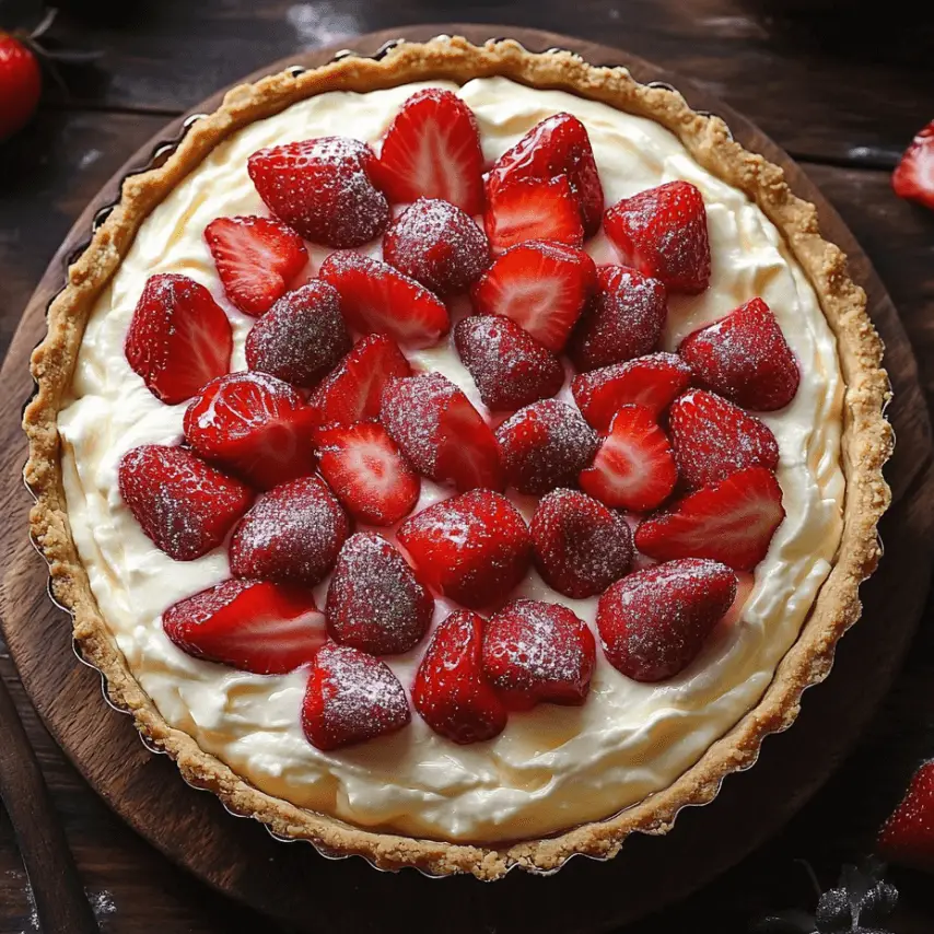 Tarte aux Fraises et Mascarpone Maison