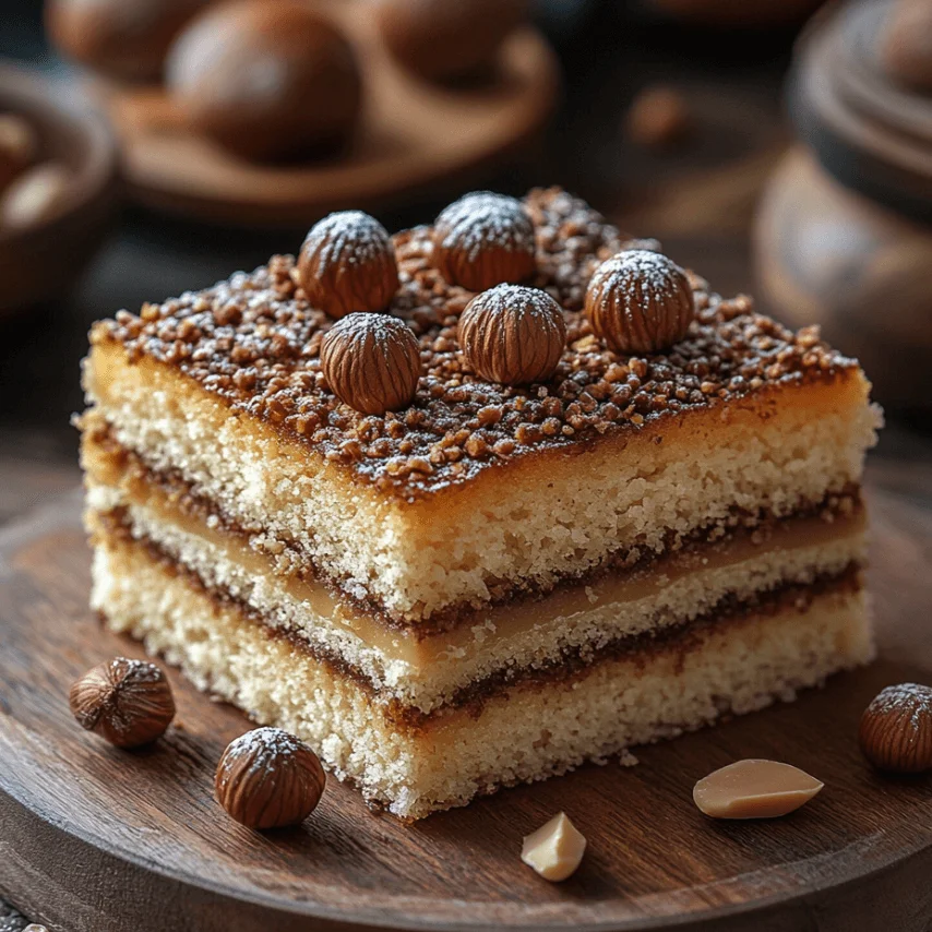 Cake Gourmand Noisette et Amandes : Un Délice Moelleux et Savoureux