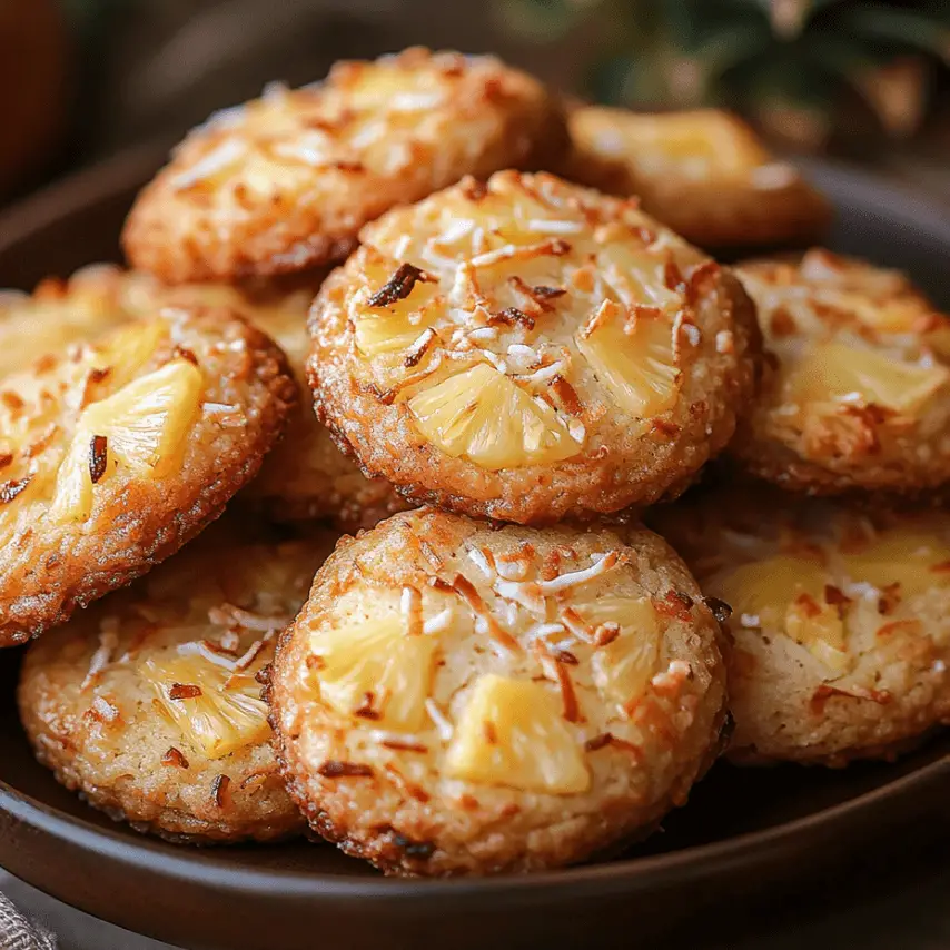 Cookies Coco et Ananas : Une Douceur Tropicale et Gourmande
