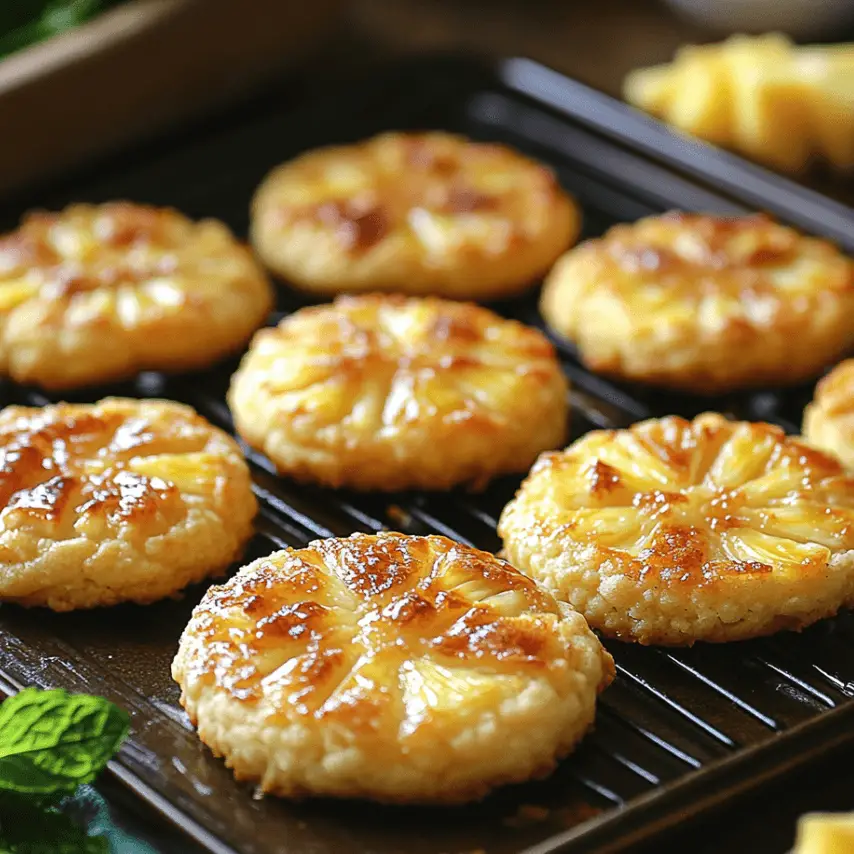Cookies Coco et Ananas : Une Douceur Tropicale et Gourmande