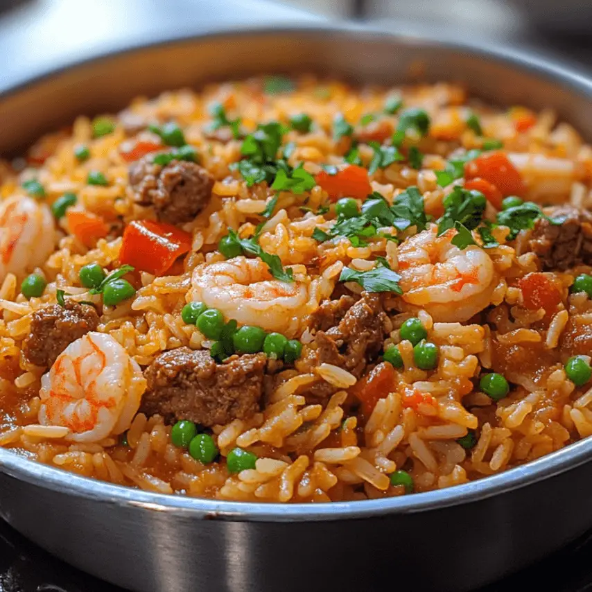 Jambalaya Crevettes et Chorizo de Bœuf – Un Délice Épicé