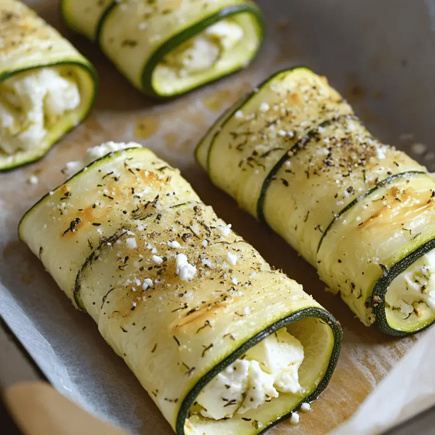 Cigares de Courgettes Croustillants au Fromage Feta Mozzarella