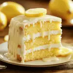 Cake citron gourmand moelleux et glacé au citron