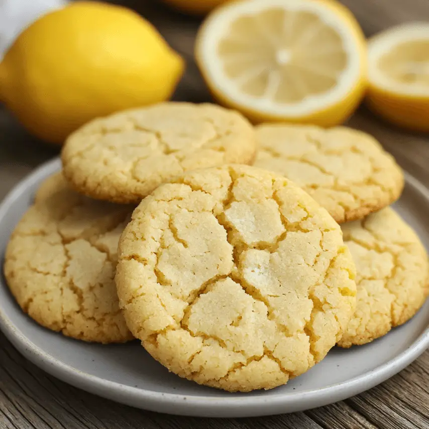 Cookies citron ultra faciles sortis du four
