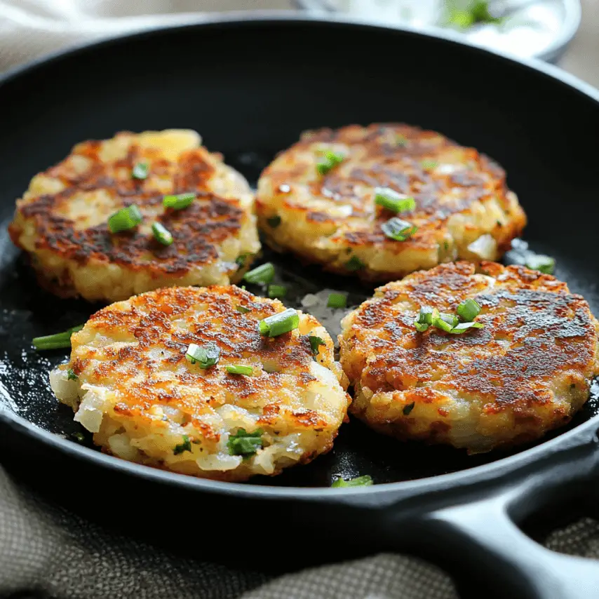 Galettes Pommes de Terre Thon : une recette savoureuse !