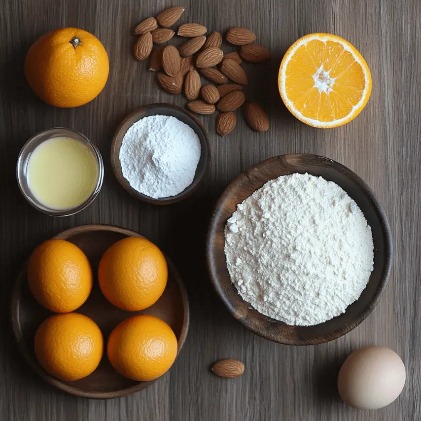 Gâteau Moelleux Orange et Amande Sorti du Four