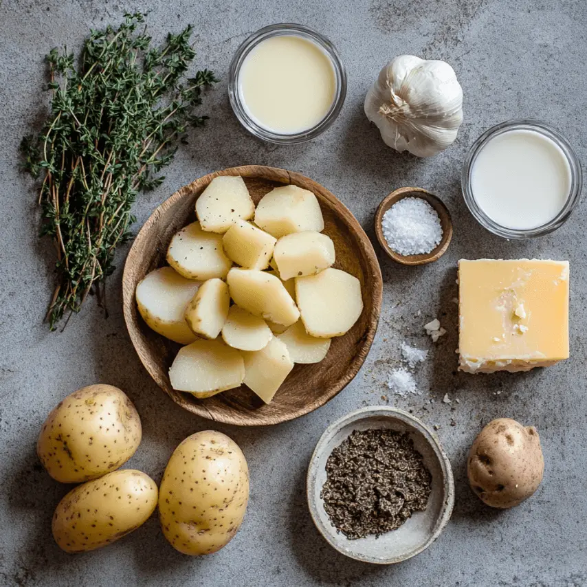 Gratin de Pommes de Terre à la Truffe Doré au Four
