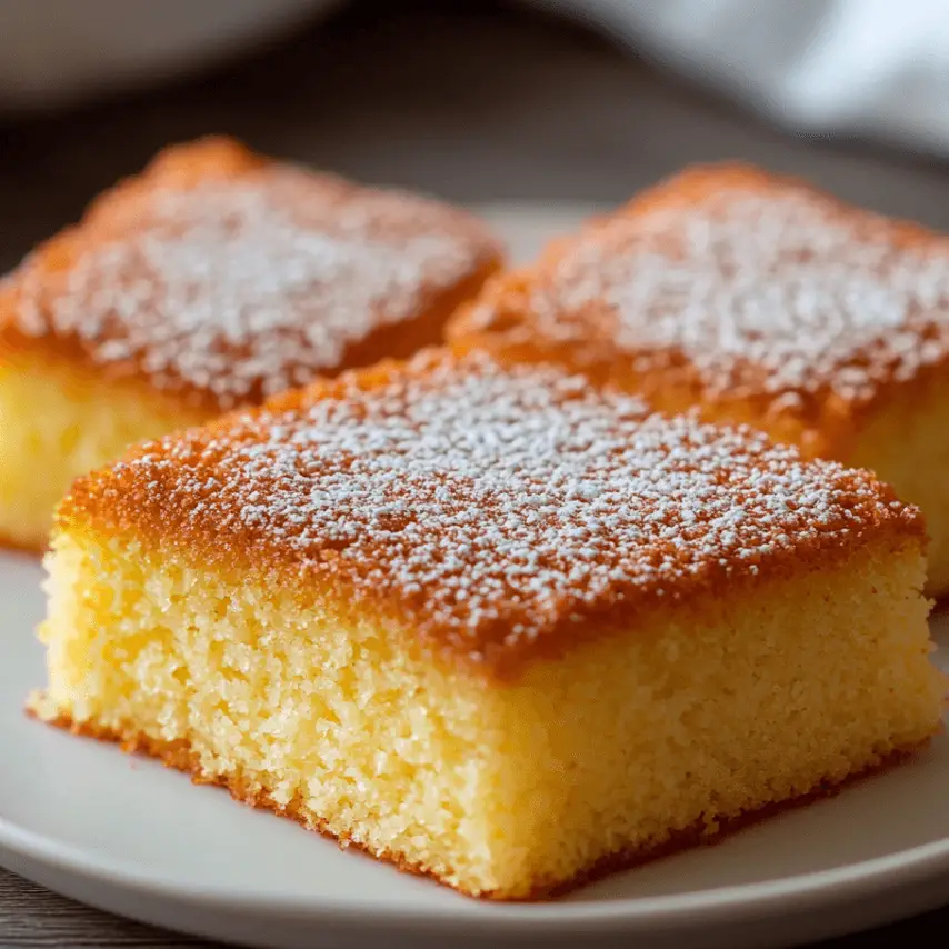 Gâteau de Semoule au Four Doré et Moelleux