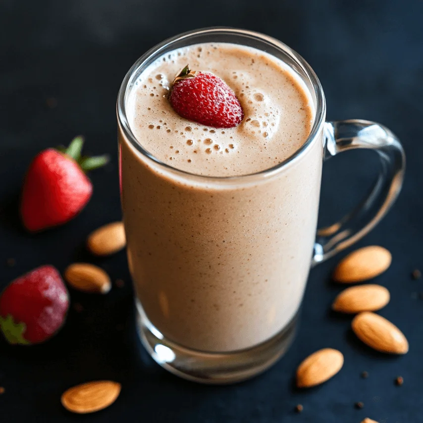 Smoothie au Lait d’Amande : découvrez une recette délicieuse !