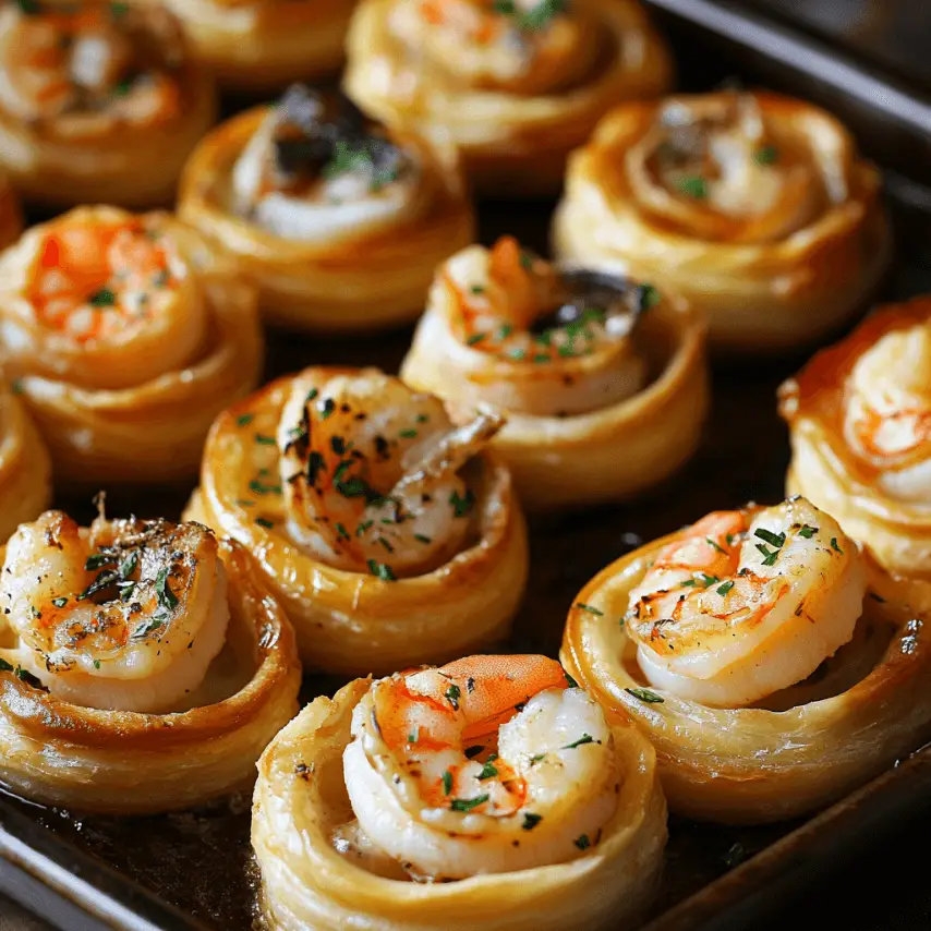 Vol-au-vent aux fruits de mer crémeux et feuilleté doré