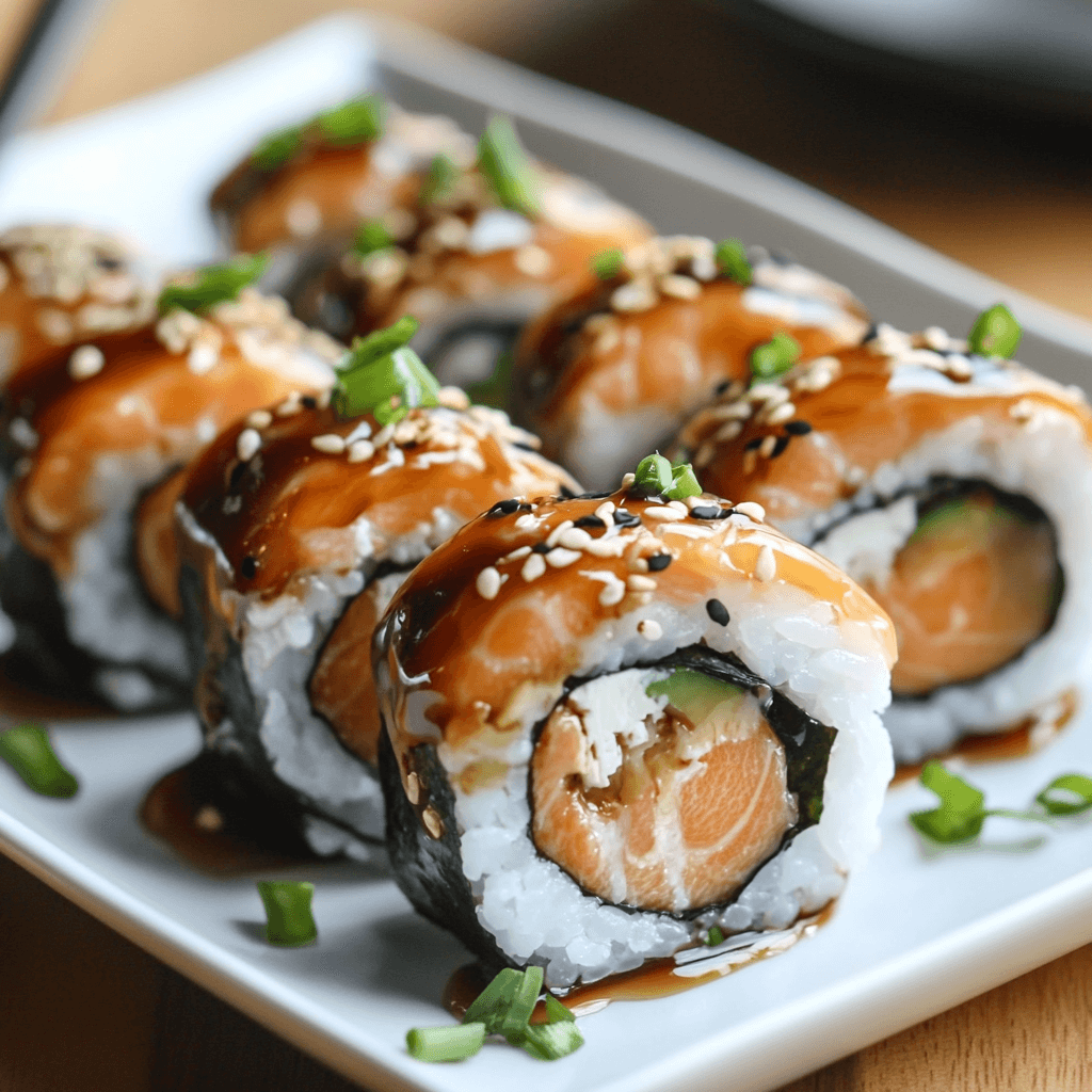 Sushi au saumon teriyaki : un délice à essayer !