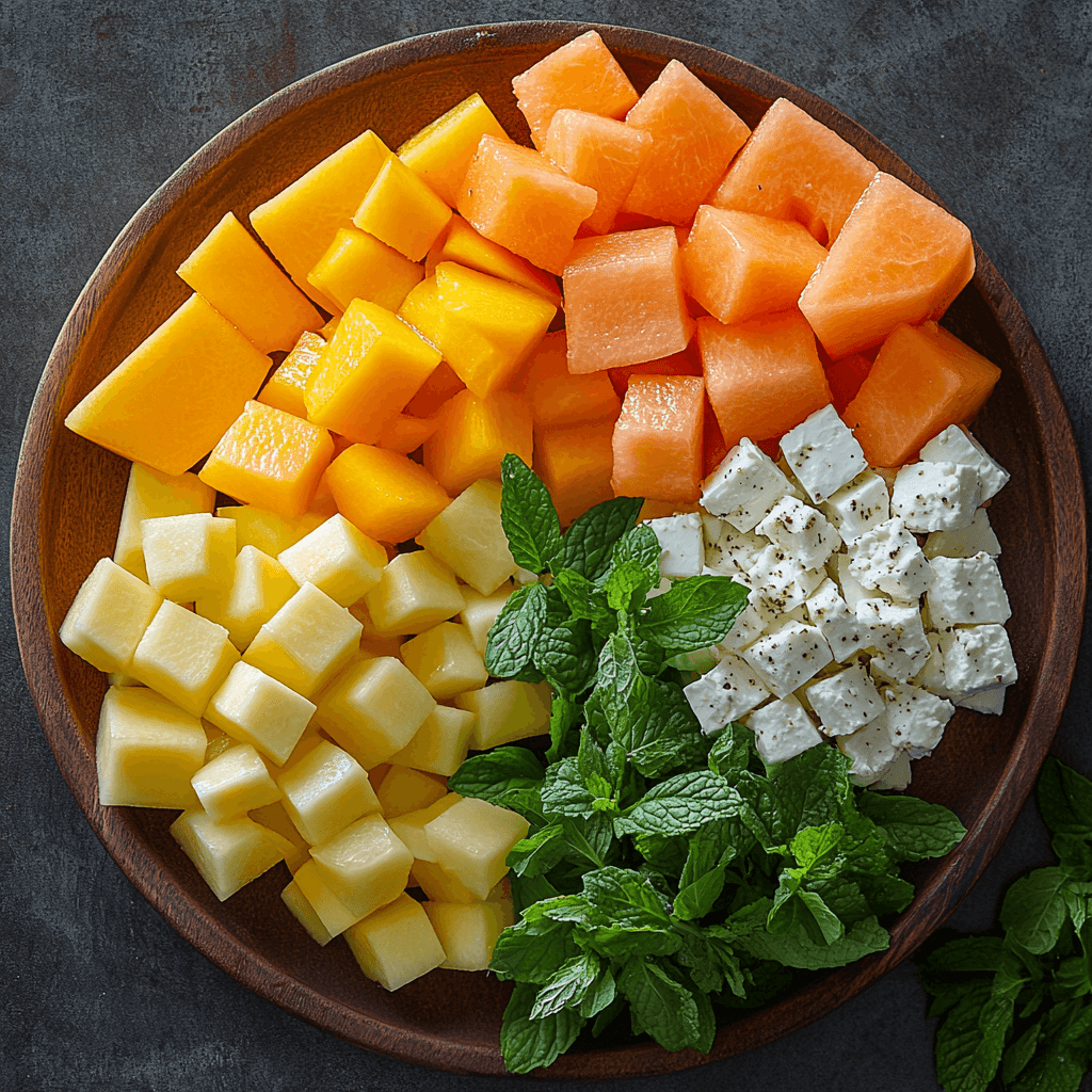 Salade melon feta menthe fraîche : rafraîchissez vos repas !