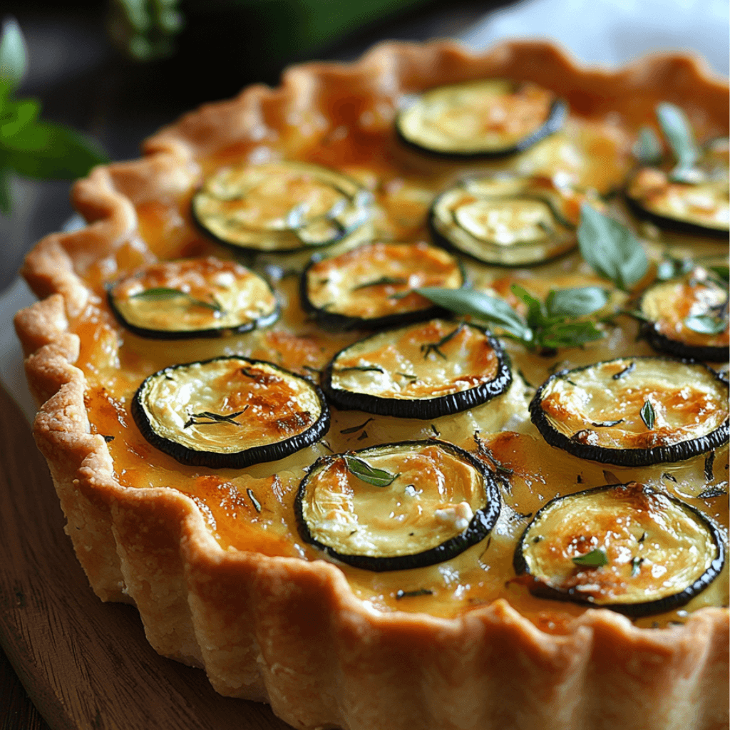 Tarte Courgette Feta : Un Délice Gastronomique à Découvrir !