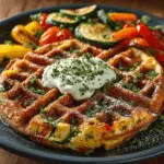 Gaufres de Légumes au Fromage Mozzarella : Rafraîchissez vos repas!