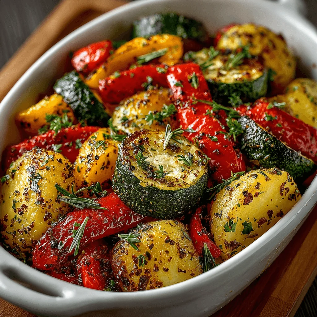 Légumes d'été au four : savourez ce délice facile !