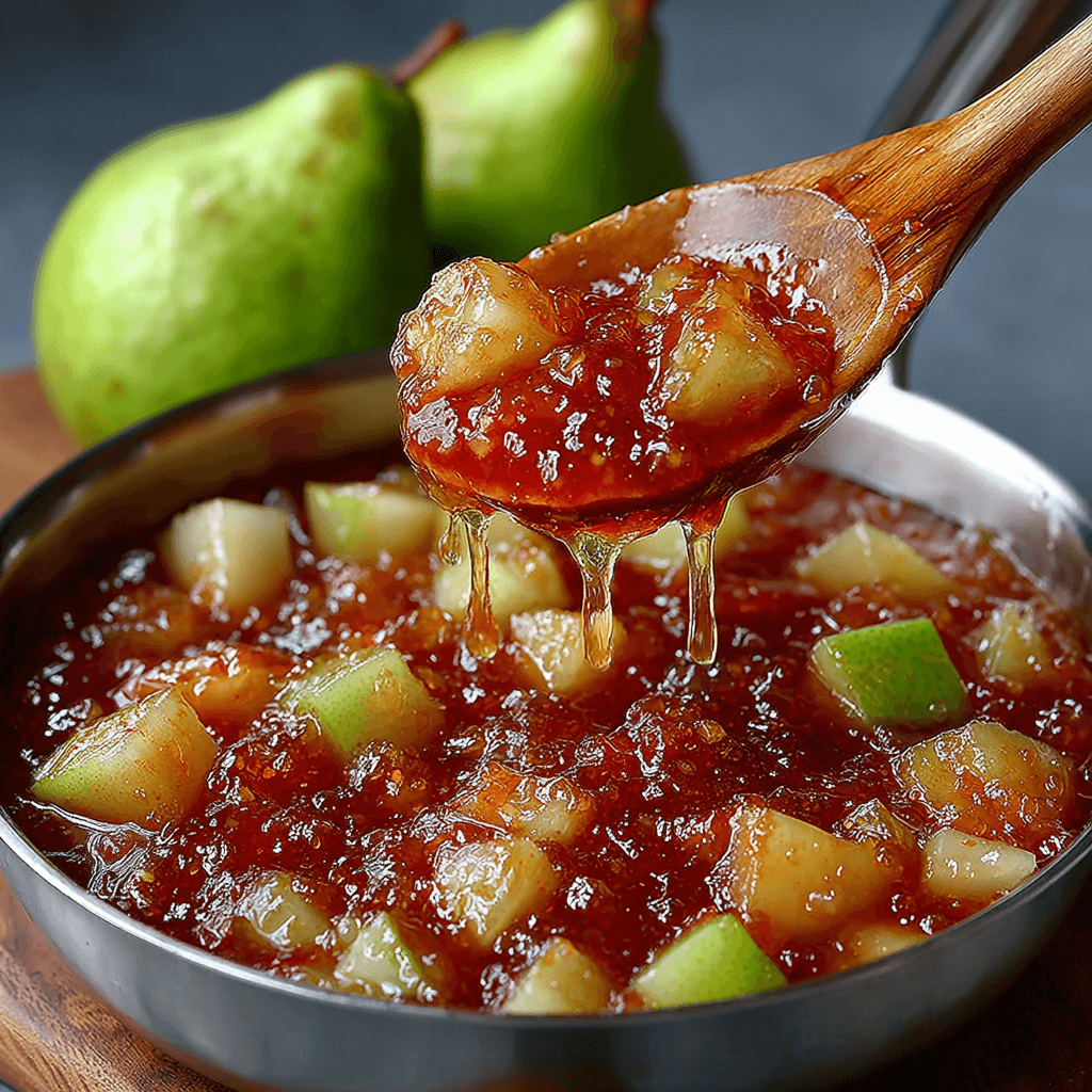 Recette de confiture de poires : un délice à découvrir !