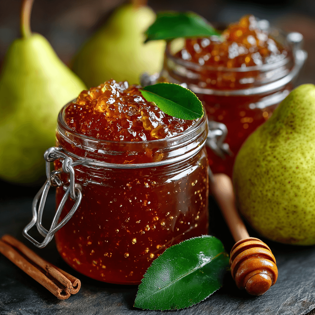 Recette de confiture de poires : un délice à découvrir !