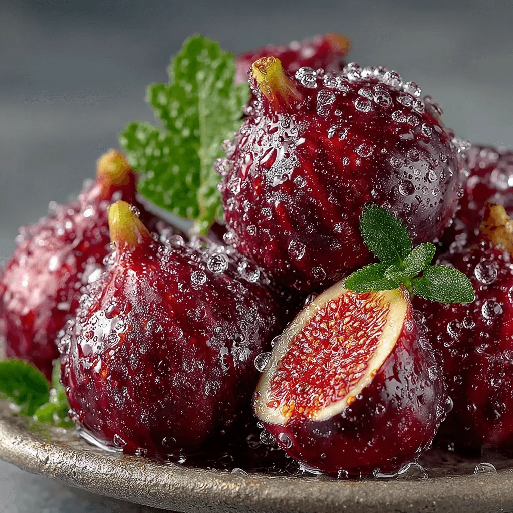 Recette figues fraîches : découvrez des idées irrésistibles !