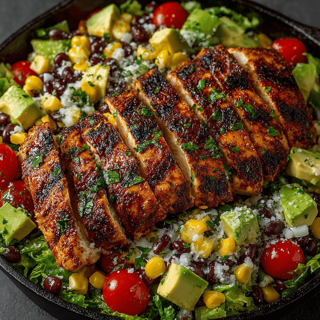 Salade de Tacos au Poulet Grillé : le goût qui séduit!