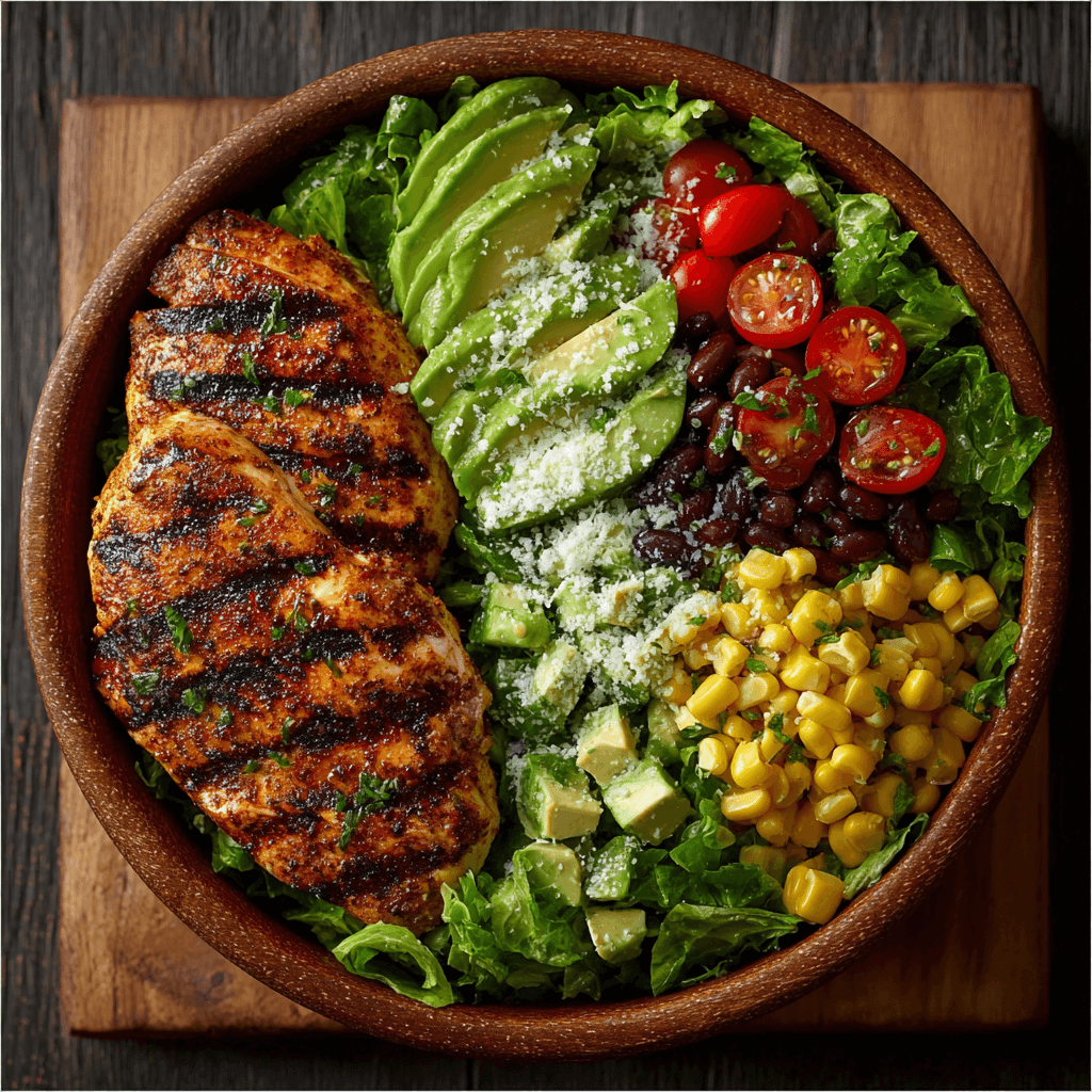 Salade de Tacos au Poulet Grillé : le goût qui séduit!