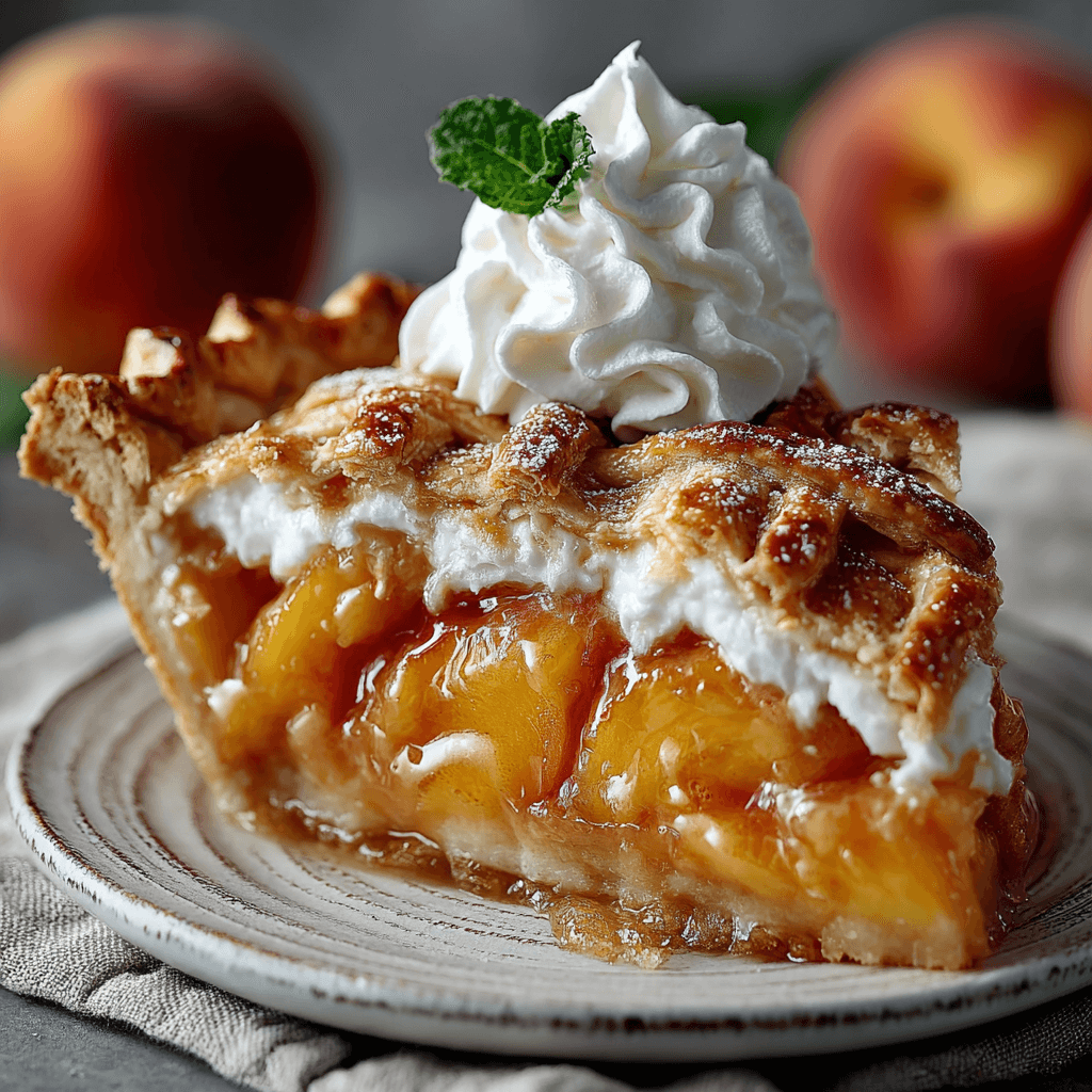 Tarte aux pêches fraîches : découvrez la recette parfaite !