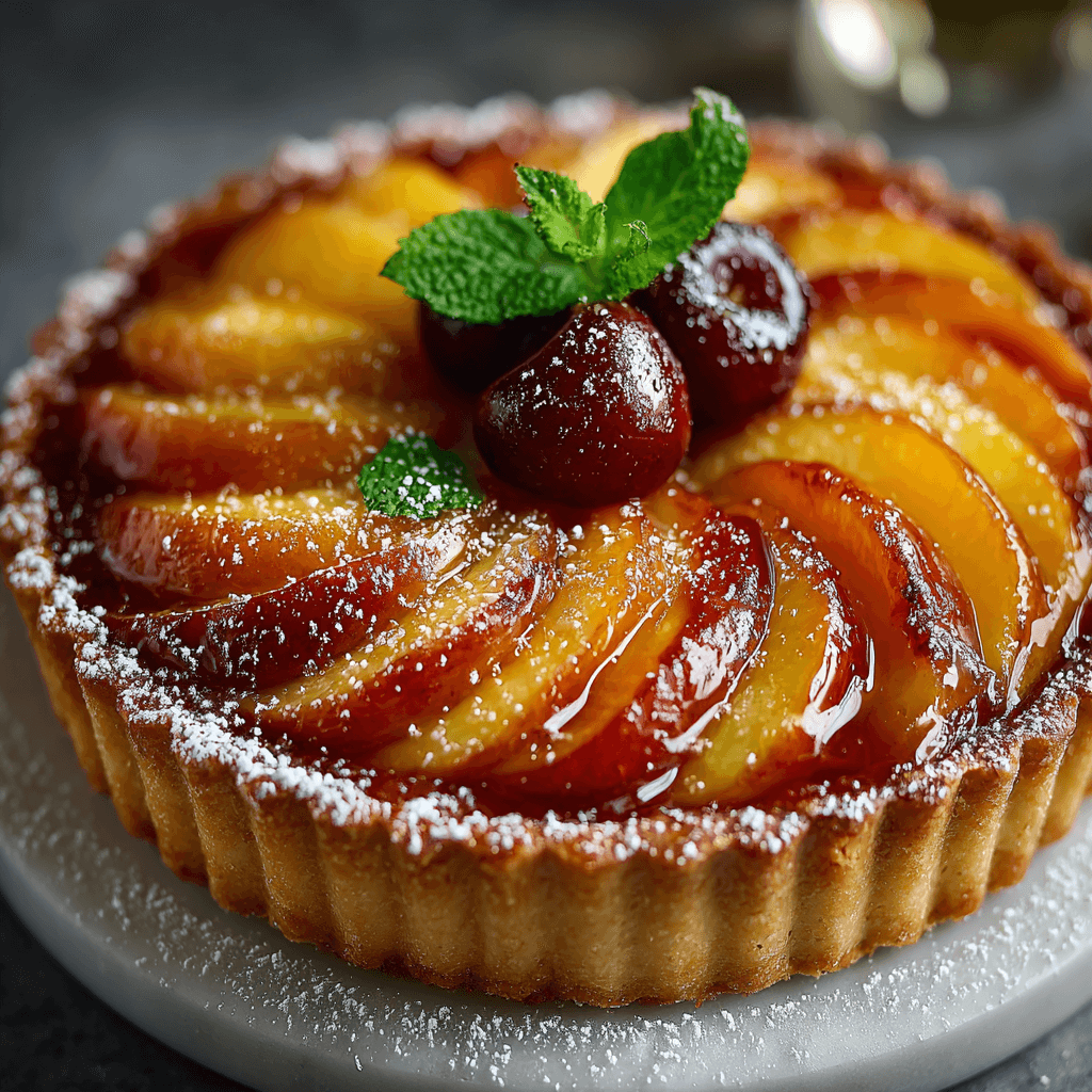 Tarte aux pêches fraîches : un délice à découvrir !