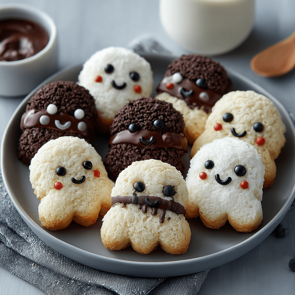 Biscuits fantômes fourrés au chocolat : une recette irrésistible !