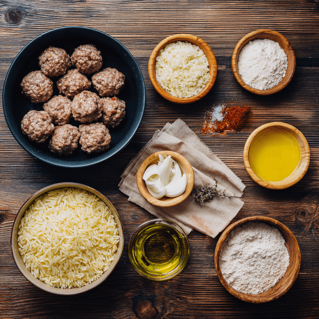 Boulettes Grecques & Orzo Citronné : un délice crémeux !