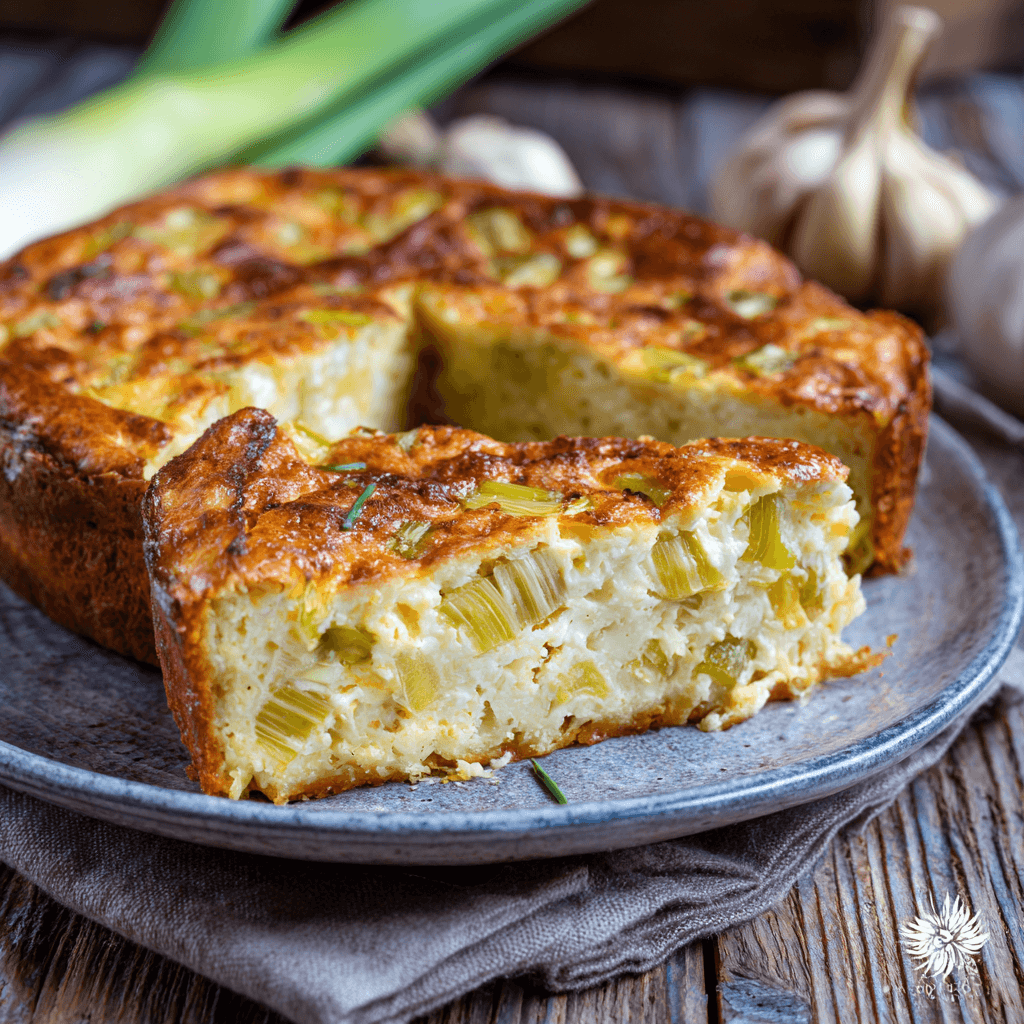 Clafoutis aux Poireaux et Fromage : Découvrez cette recette délicieuse !
