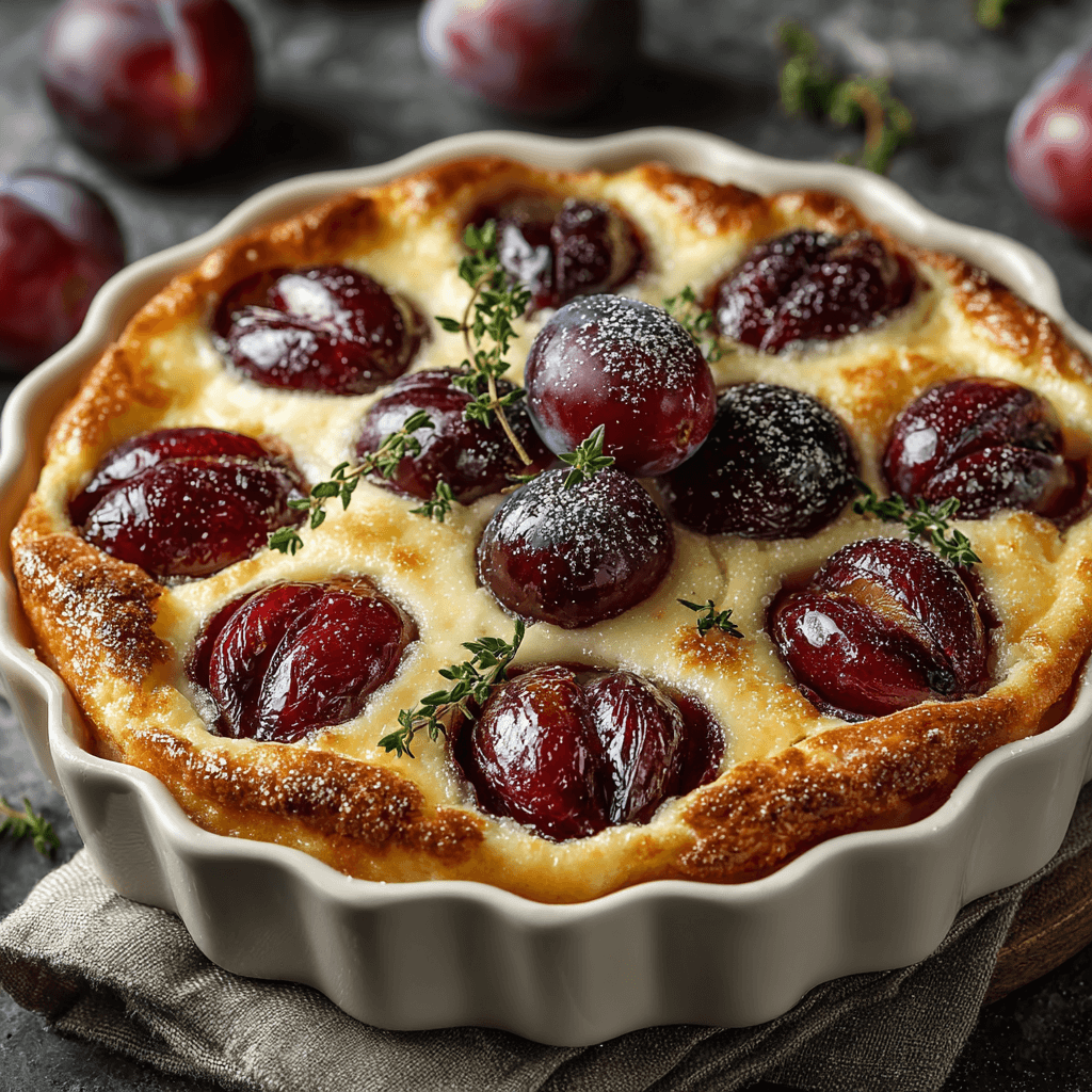 Clafoutis aux Prunes : découvrez la recette facile !