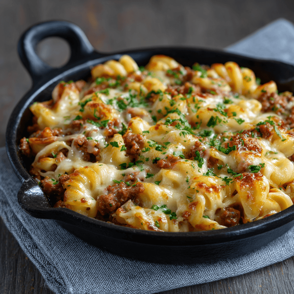 Coquillettes à la viande hachée et raclette : un délice irrésistible !