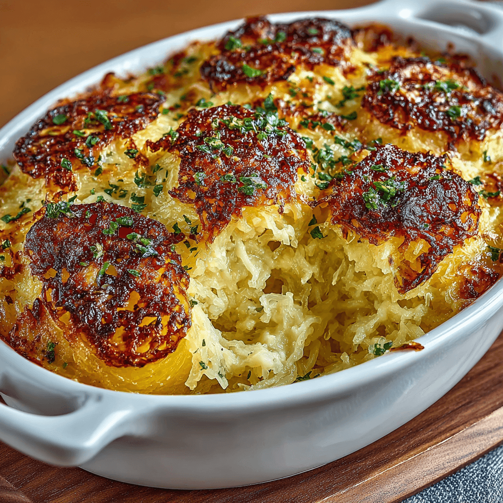 Courge spaghetti gratinée : un délice à découvrir !