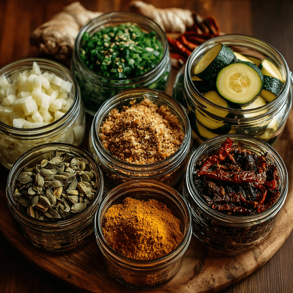Courgettes Rôties au Curry en Bocaux : découvrez la recette saine !