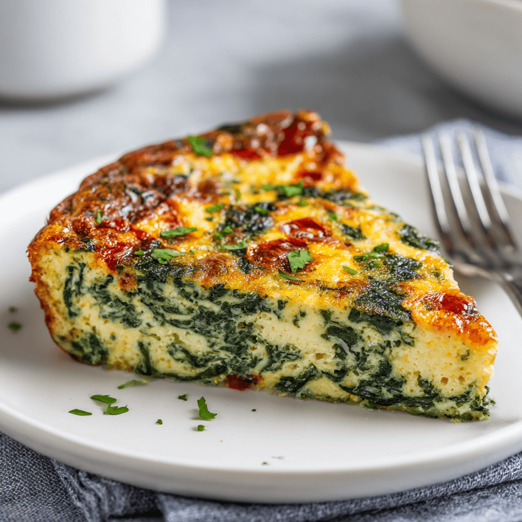 Crustless Spinach Quiche : découvrez une recette délicieuse !