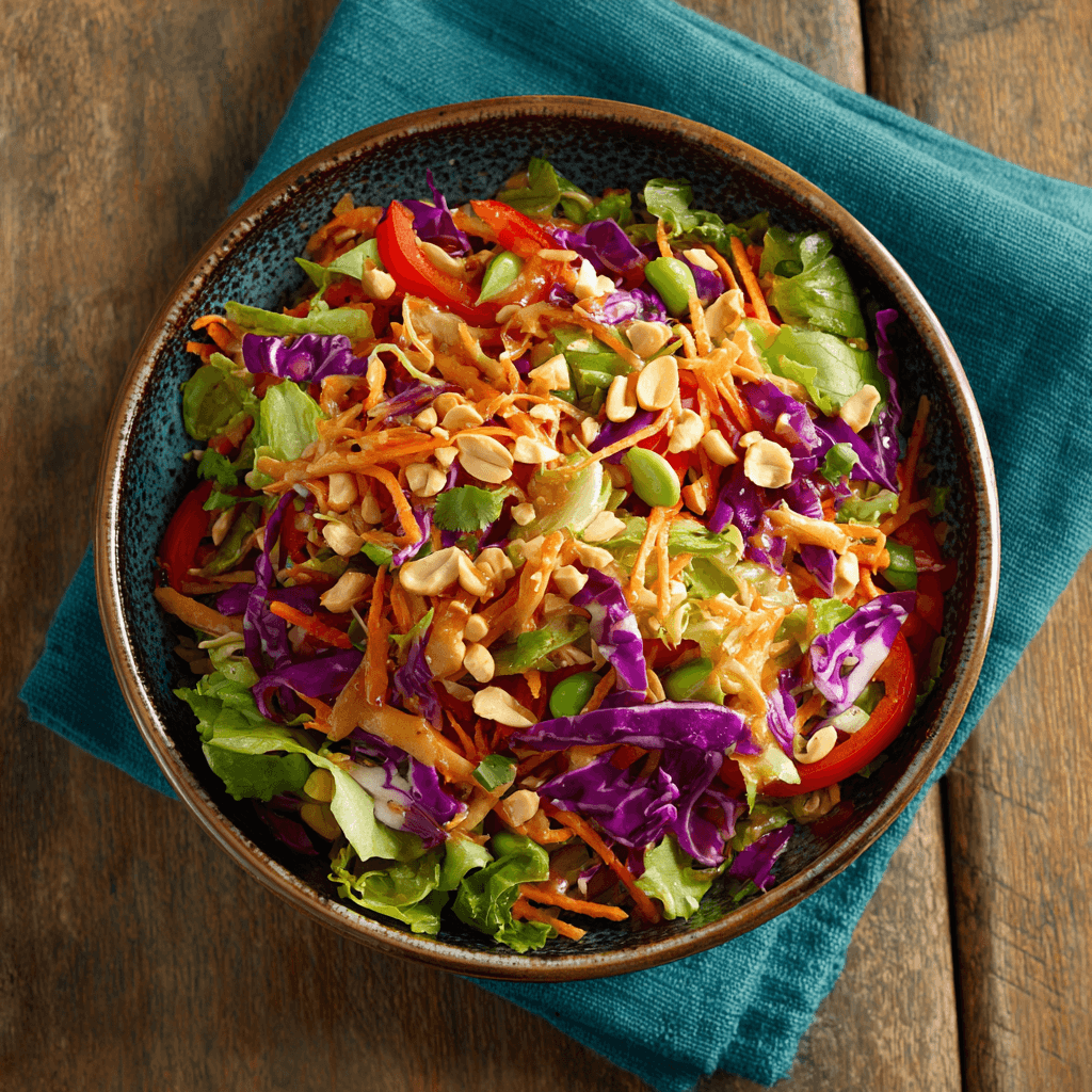 Facile Salade Thaï aux Cacahuètes : découvrez notre recette rapide !