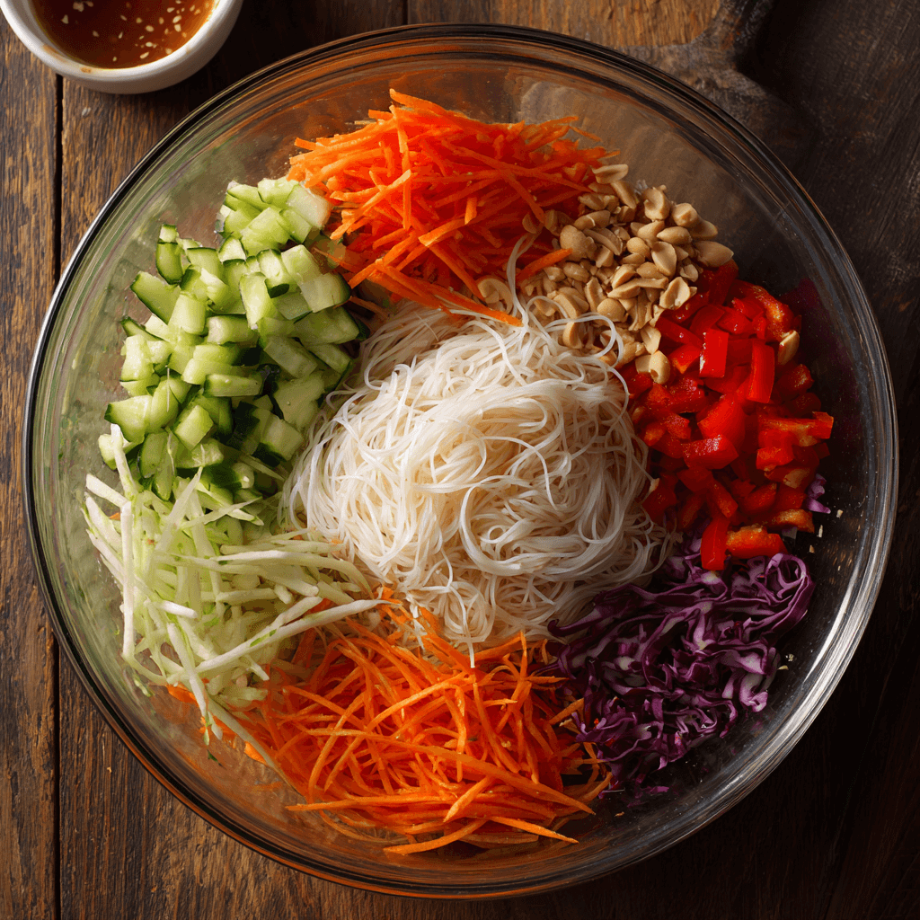 Facile Salade Thaï aux Cacahuètes : découvrez notre recette rapide !