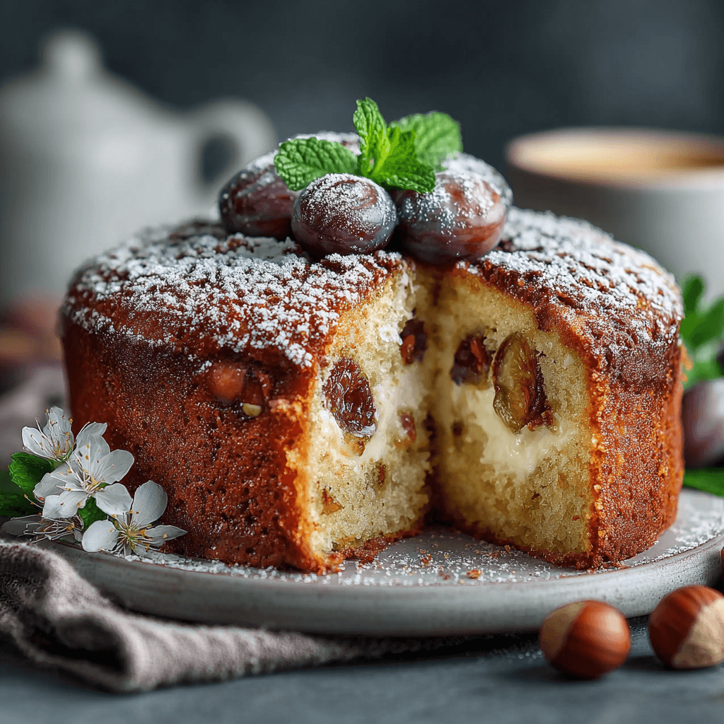 Gâteau Noisettine et Prunes : Un délice à découvrir !