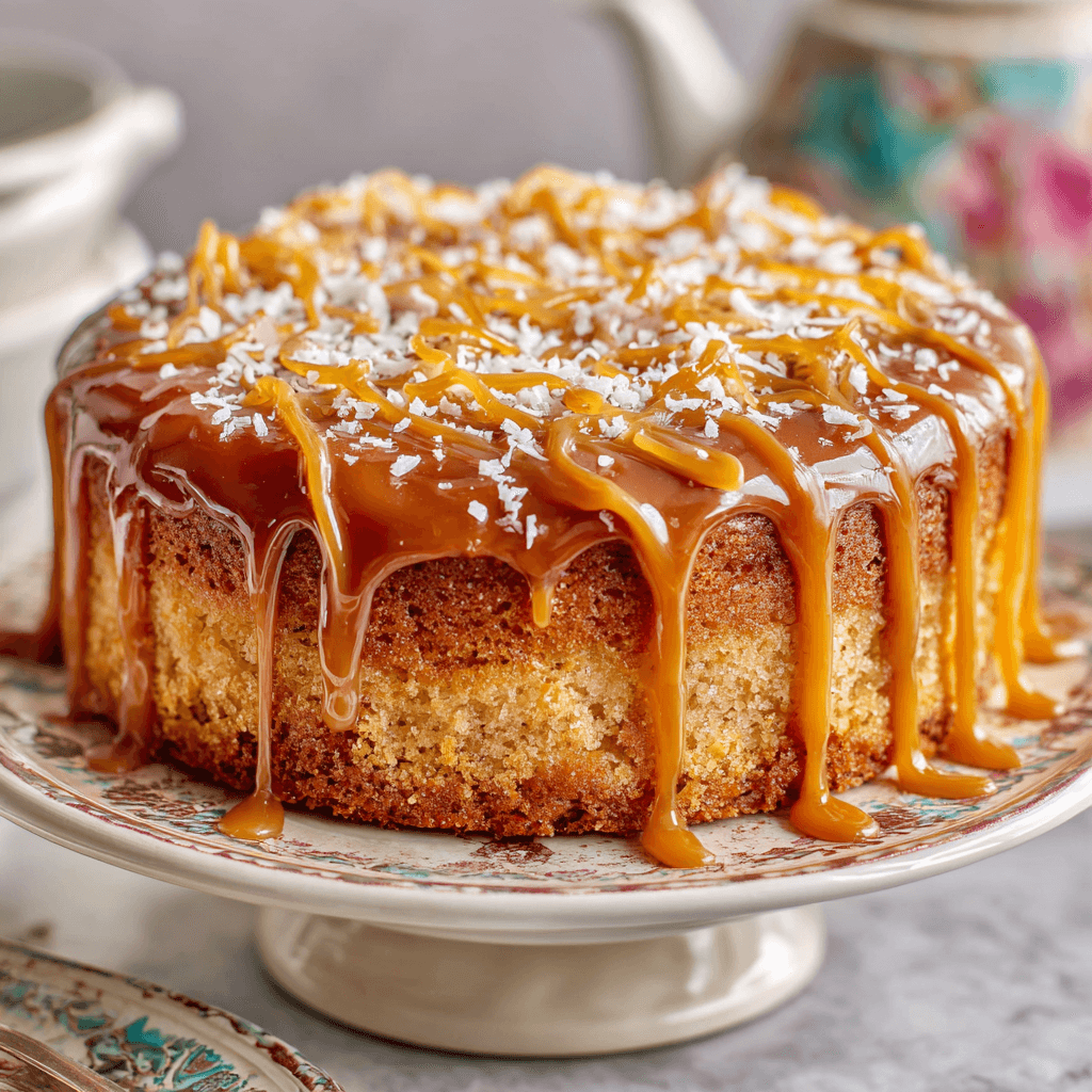 Gâteau au caramel beurre salé : la recette irrésistible !