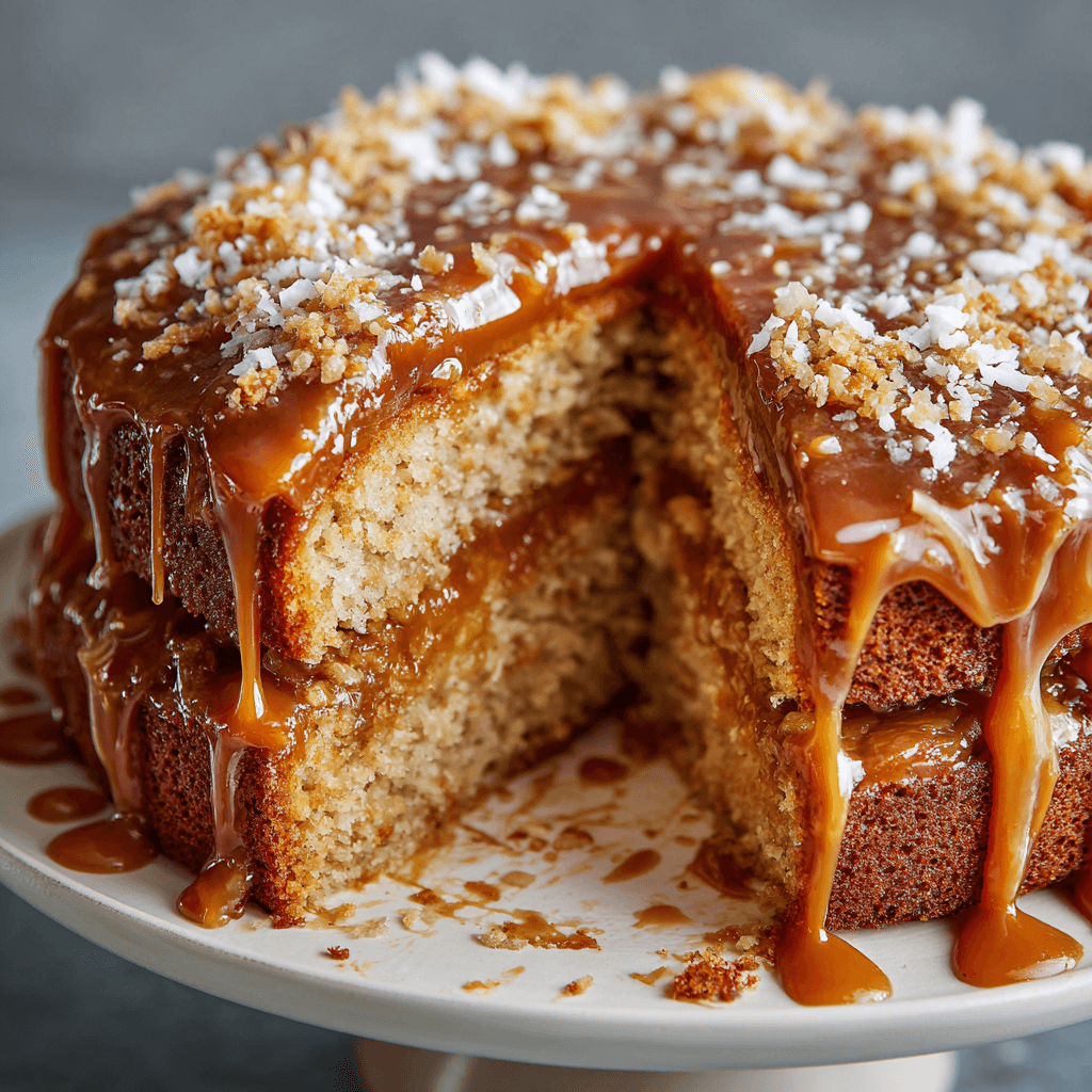 Gâteau au caramel beurre salé : la recette irrésistible !