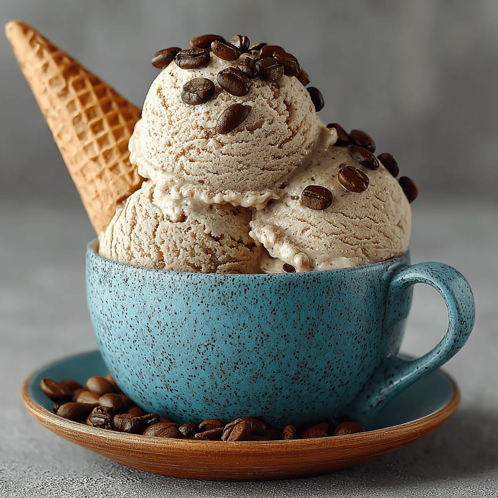 Glace au café maison onctueuse sans sorbetière : découvrez la recette facile !