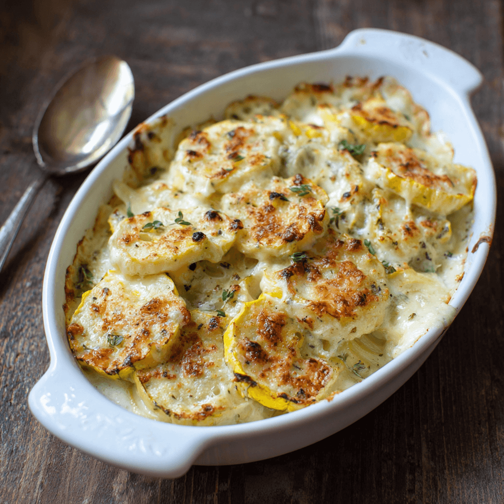 Gratin de Pâtisson Crémeux : découvrez une recette irrésistible !