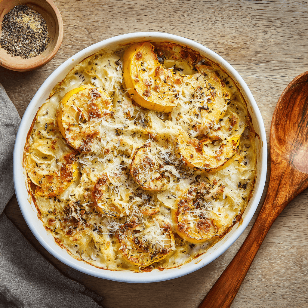 Gratin de Pâtisson Crémeux : découvrez une recette irrésistible !