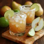 Margarita rapide au cidre de pomme et au jus de poire, un cocktail savoureux à essayer !