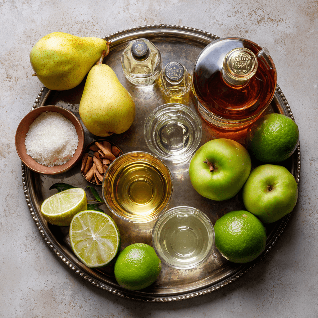 Margarita rapide au cidre de pomme et au jus de poire, un cocktail savoureux à essayer !