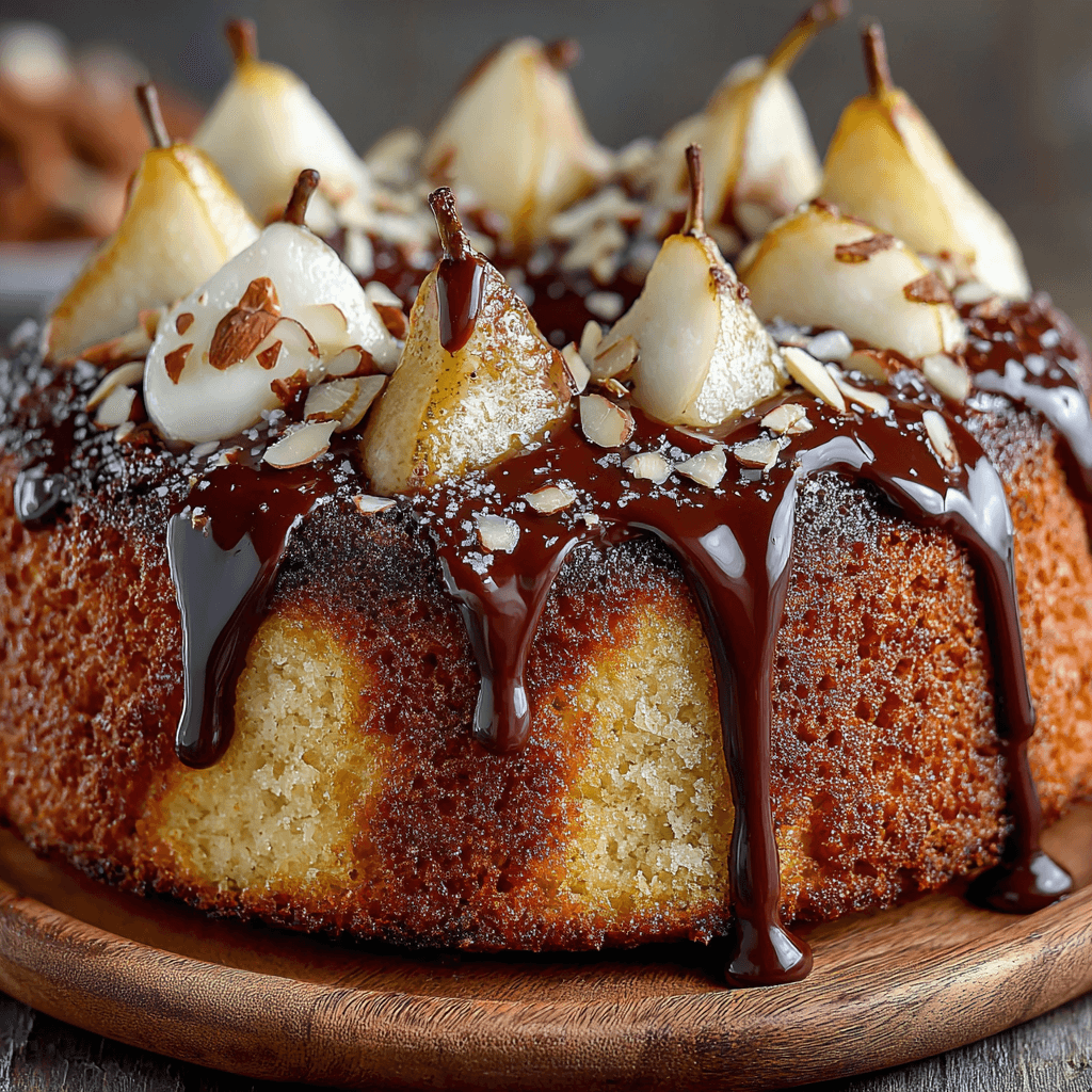 Moelleux Poires Amandes et Chocolat : une douceur irrésistible!