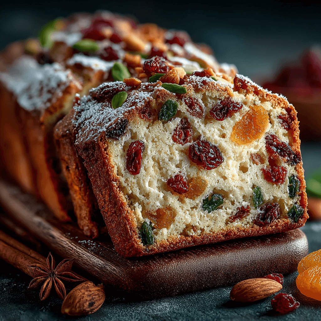 Pain de Noël Moelleux aux Fruits Secs : une recette irrésistible !