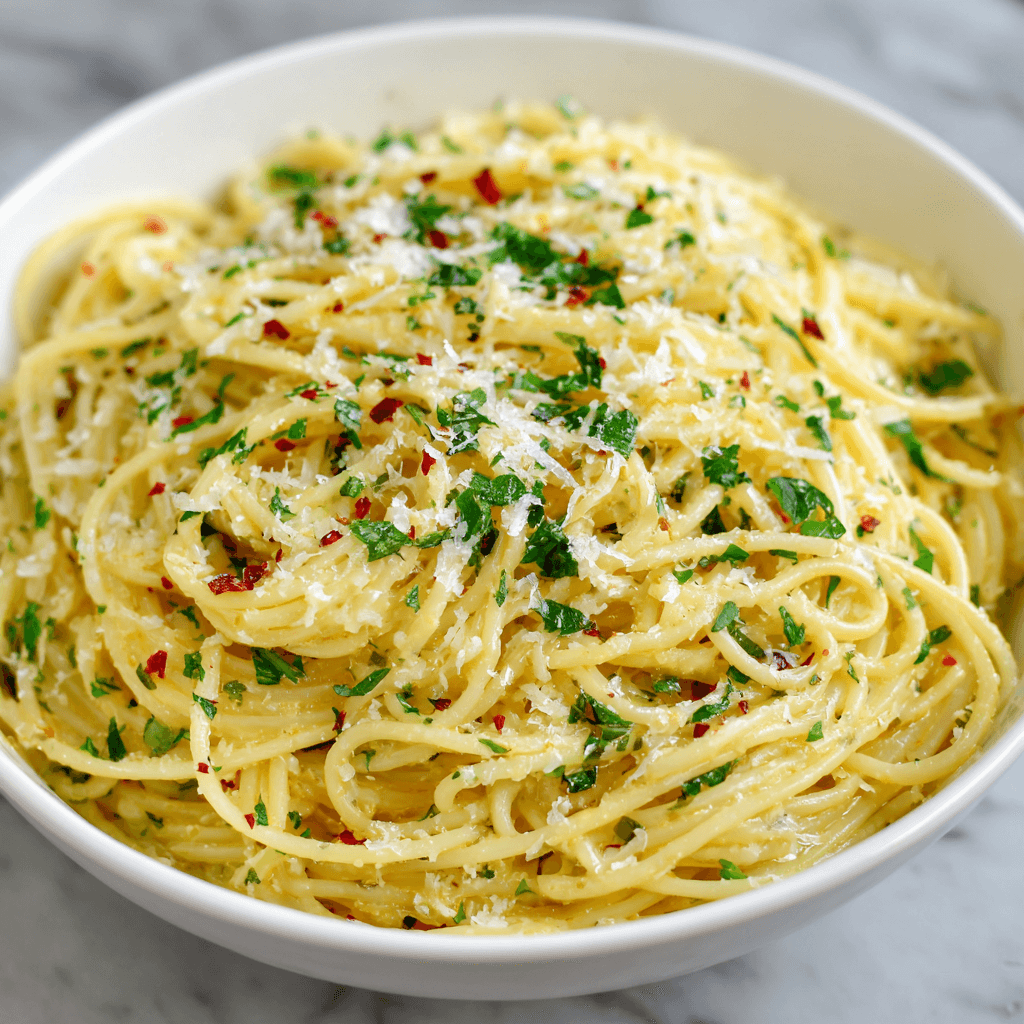 Pâtes à l'ail et parmesan : un délice rapide à préparer!