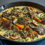 Poêlée de Boeuf Crémeuse aux Champignons et Carottes : savourez cette recette délicieuse !