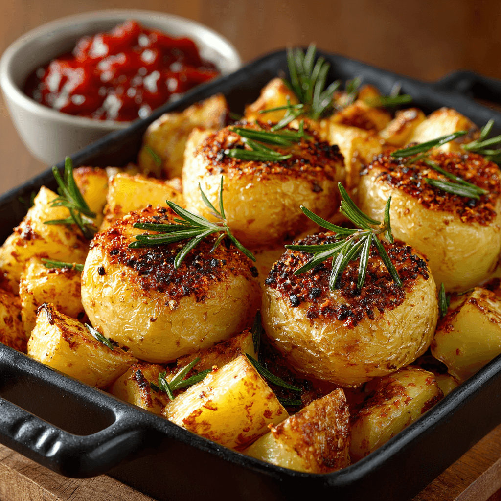 Pommes de Terre Rôties au Four : un régal croustillant à découvrir !