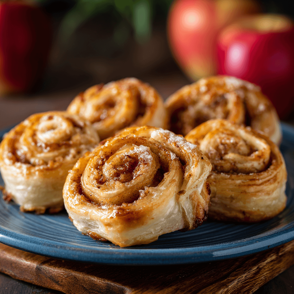 Roulés Feuilletés aux Pommes : Découvrez cette délicieuse recette !